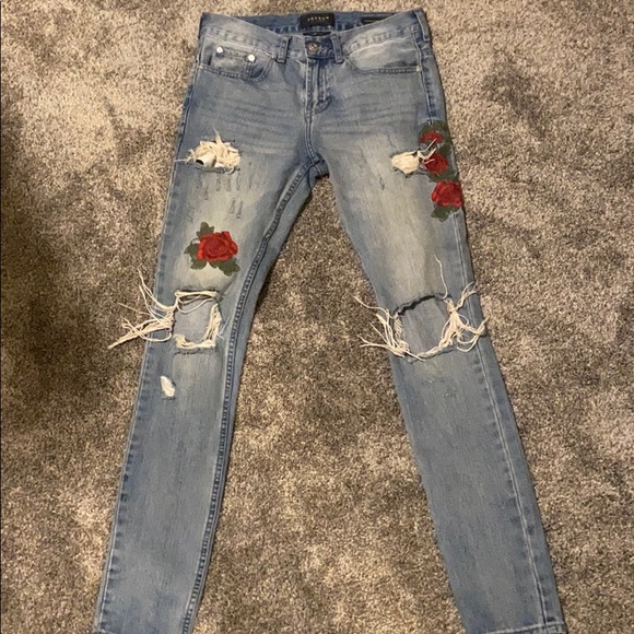 PacSun Stacked Skinny Vertical Stretch Jeans - Picture 1 of 2